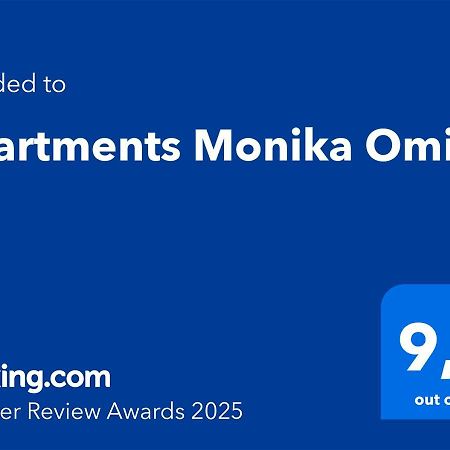 Apartments Monika Omis Omiš Exterior foto